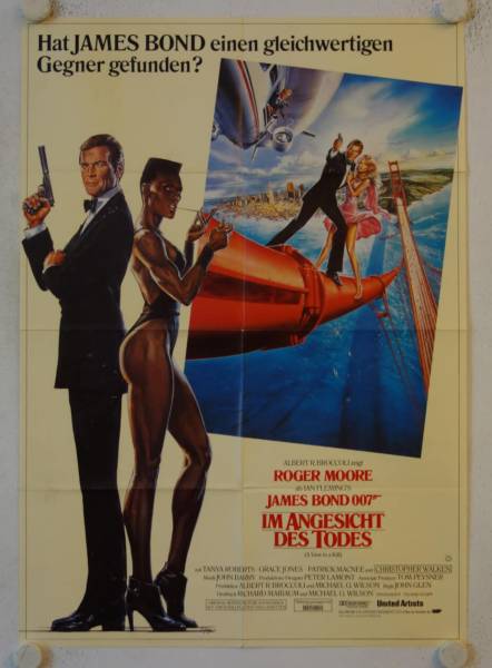 A View to a Kill original release german movie poster